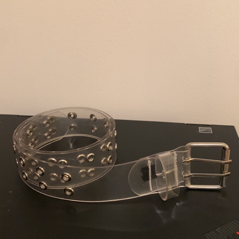 Double holed translucent belt 35 inches good condition